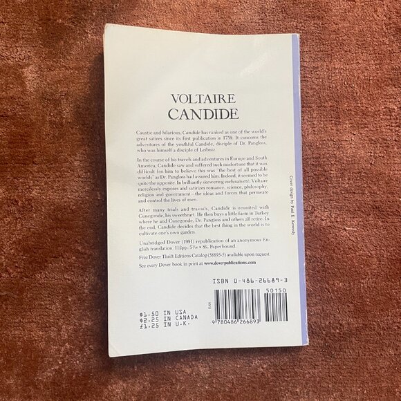 Vintage Book - Candide by Voltaire Unabridged - Picture 2 of 3